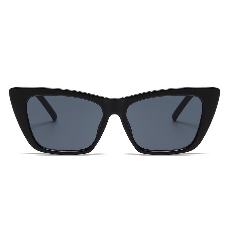 Women Cat Eye Sun Glasses Fashion Square Sunglasses High Quality Minimalist Jelly Color Design Eyewear Uv400
