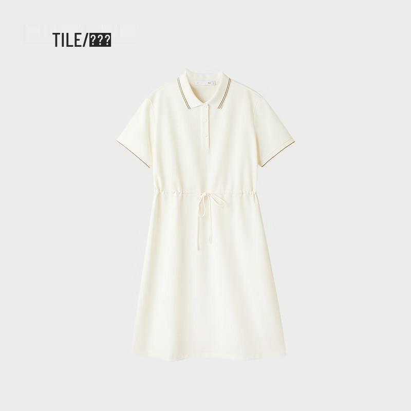 HLA Women's Casual Polo Pique Dress