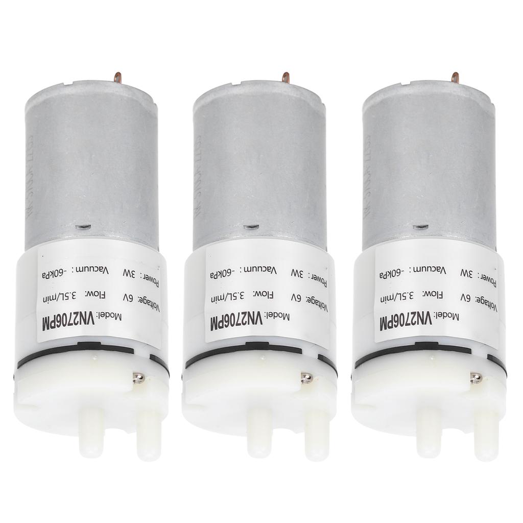 3 Stück Mikro-Wasserpumpe Mini Tauchmotor Aquarium Luftzubehör DC6V VN2706PM