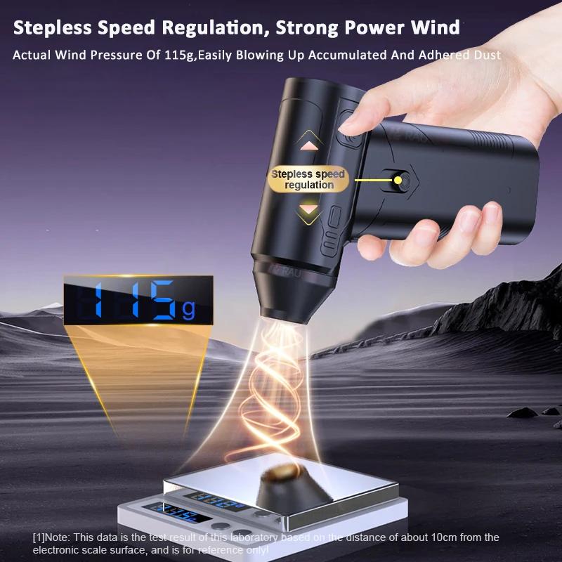 Powerful Wireless Vacuum Cleaner Electric Brushless Motor High-Speed 110000RPM Powerful Dust Blowe Blower Vacuum Cleaner Car