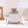 WTEMPO Clear Window Gift Bags Pearls Beads Jewelry Small Presents Packaging Drawstring Bags Perfect for Wedding Birthday Party Favors