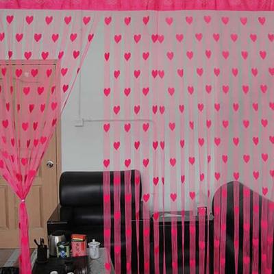 Hot Line Heart Decor Curtains Novelty Window Living Room Curtain Divider String Home Decorations Curtain Tassel Door