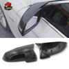 Compatible with BMW 5 Series F10 LCI Late Model, Left or Right-Hand Drive, Glossy Black Carbon Fiber Rearview Mirror Cover.