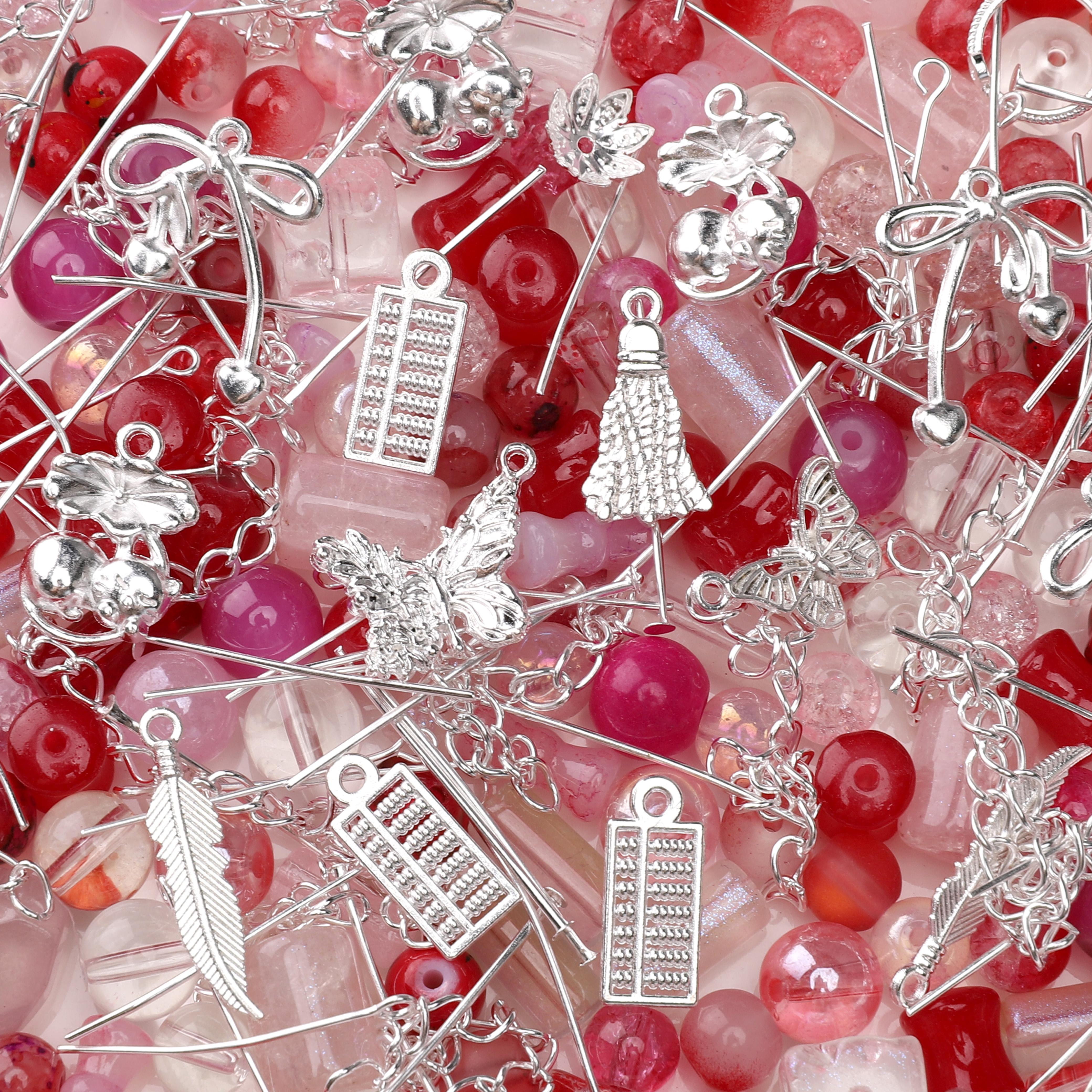 

Стеклянные бусины Бабочка Листья вишни Сплав Шармы Аксессуары для изготовления ювелирных изделий 01 фуксия