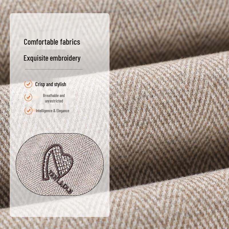 Qianlian Women's Fleece-Lined High-Waist Straight-Leg Pants