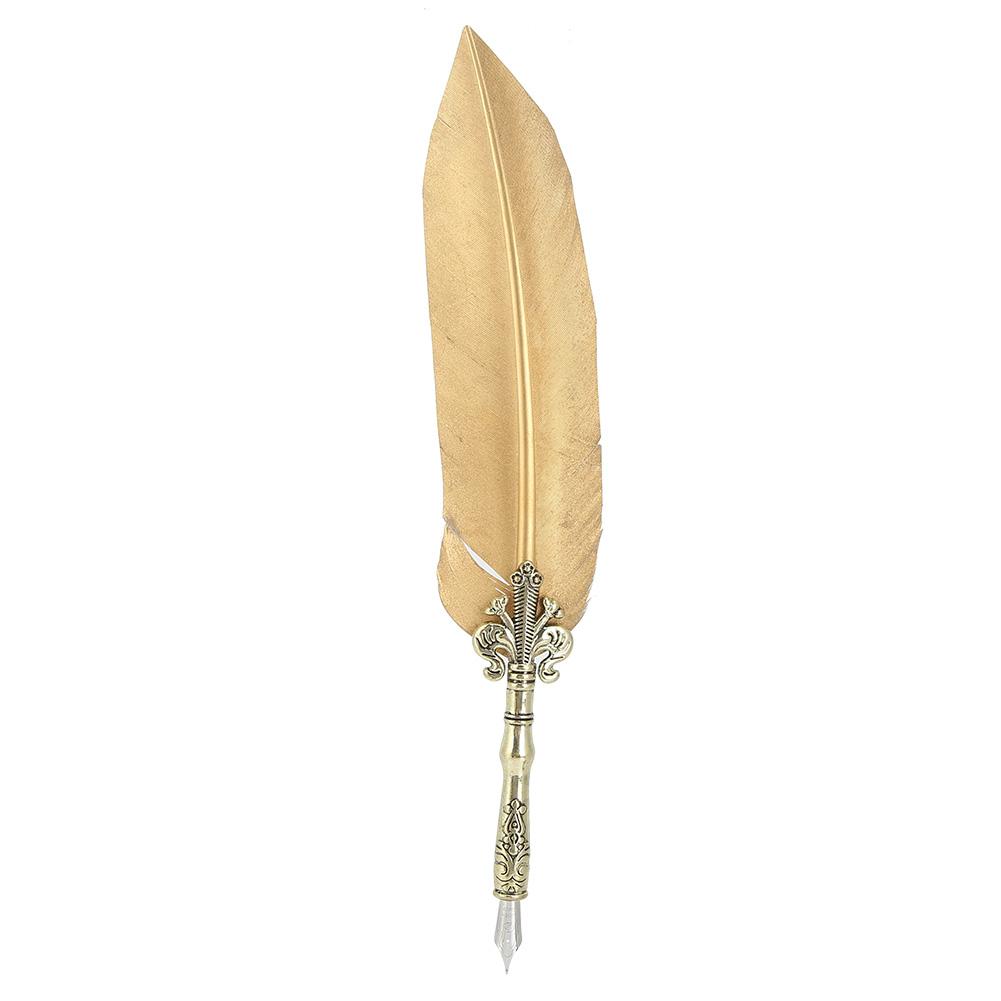 

Набор перьевых ручек 1,0 мм Отличительная перьевая ручка для каллиграфии Подарочная коробка Пишущий инструмент для студента Серебристый