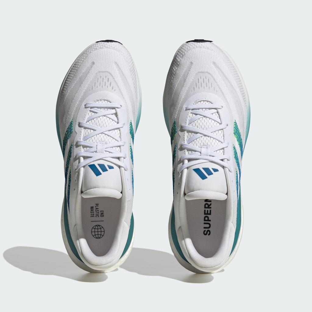 Adidas Supernova 3 Running Shoes, MDB52, Footwear White/Lucid Lemon/Arctic Fusion (HQ1806), Size 27.0 cm