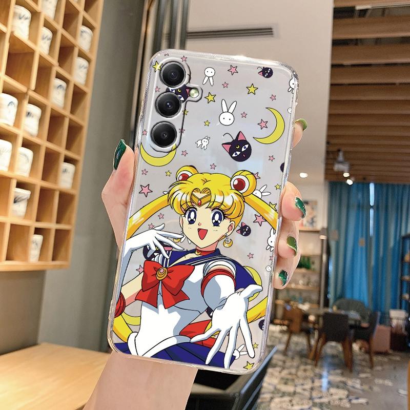 

Мягкий прозрачный силиконовый чехол с рисунком для девочек для Samsung A55 M35 S24 Xiaomi Redmi Note 13 Poco C65 iPhone, противоударный защитный чехол для камеры Samsung Galaxy A11