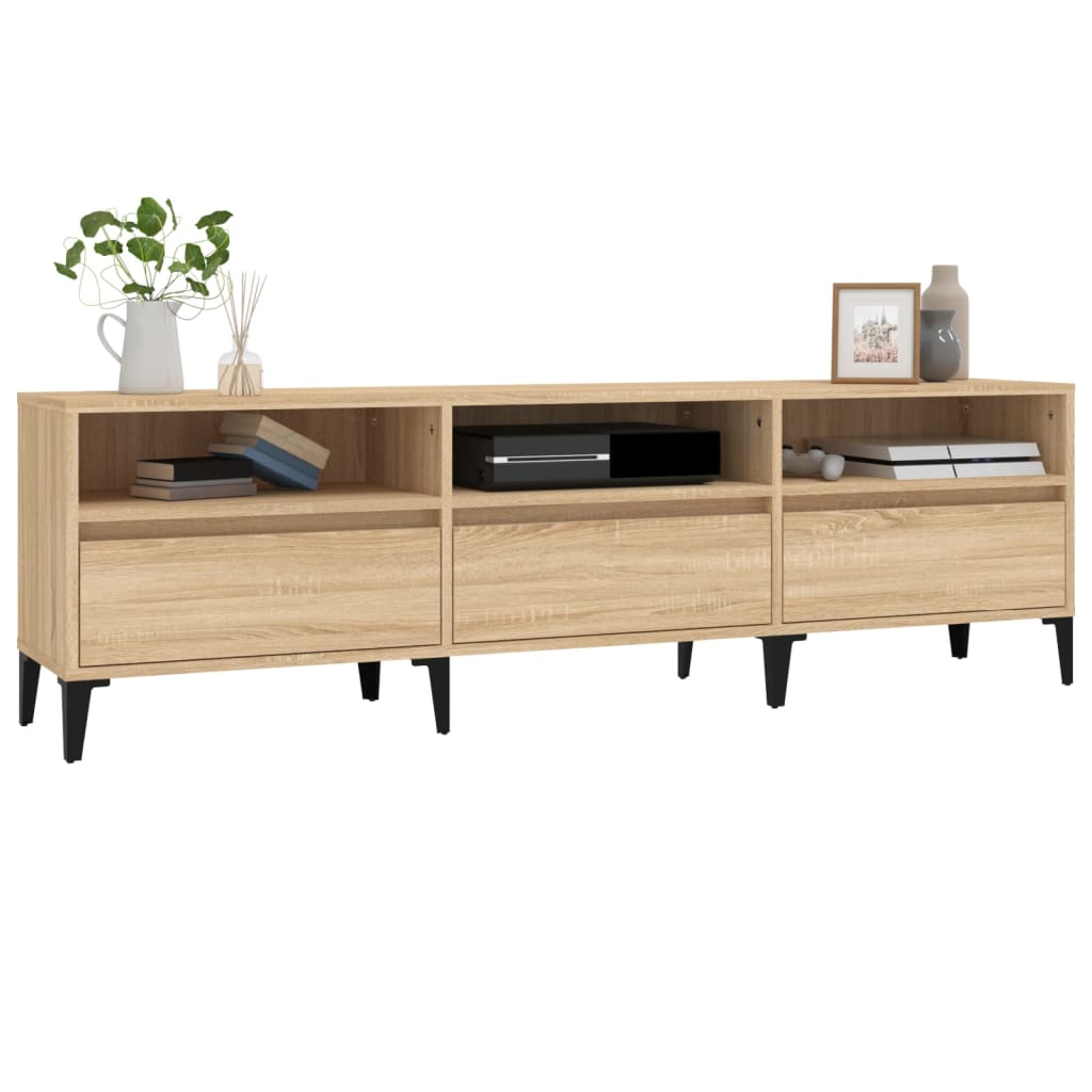 Szafka Pod Tv, Dąb Sonoma, 150X30X44,5 Cm
