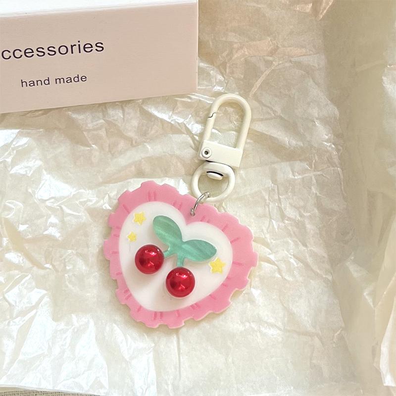 

Милый розовый любовь вишня брелок для ключей милая девушка кулон автомобильный брелок для ключей рюкзак подвески сумка Декор аксессуары Bestie подарок