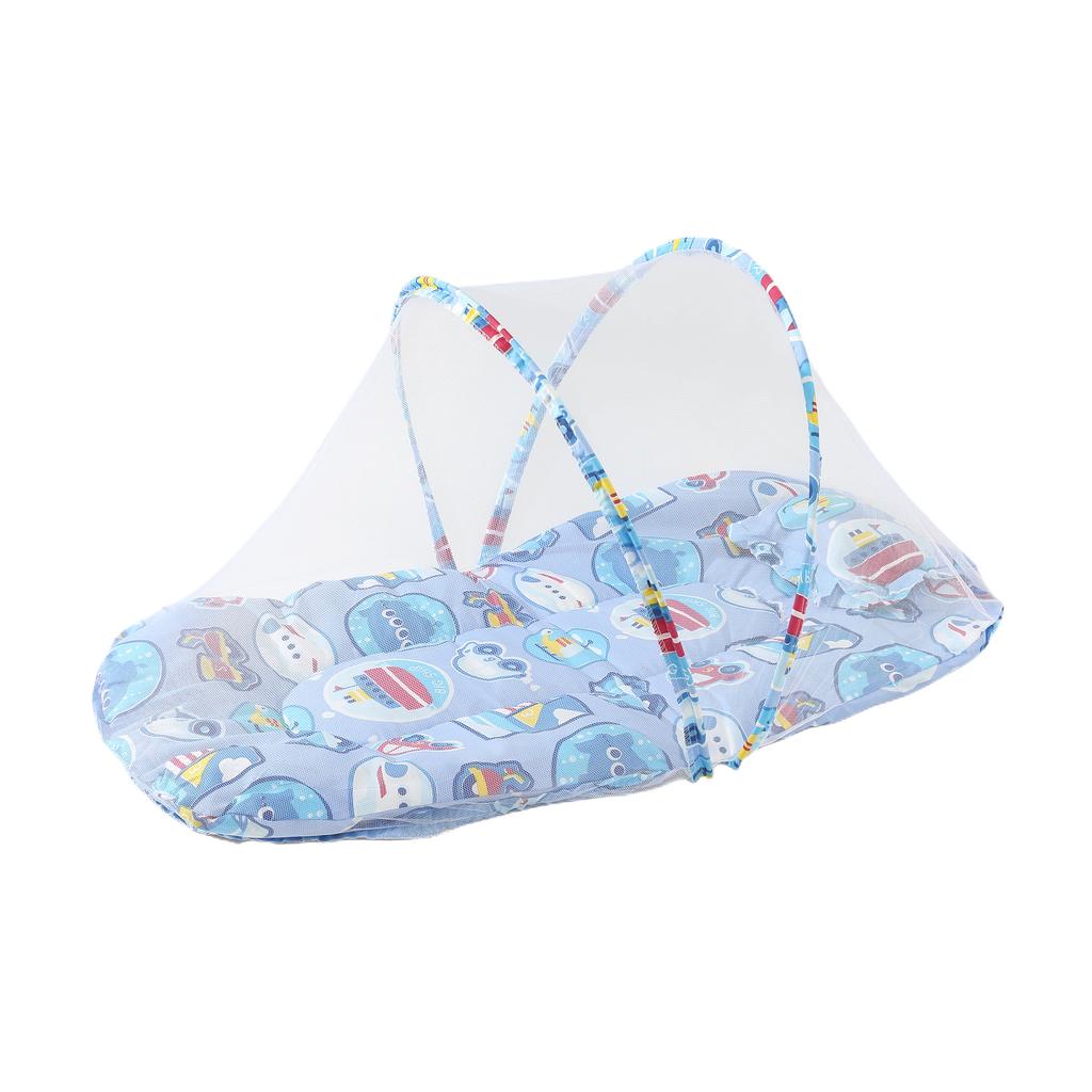 1Pc Portable Foldable Baby Mosquito Net No Installation with Sleep Cushion Pillow Mosquito Net Super Soft Baby Mosquito Net