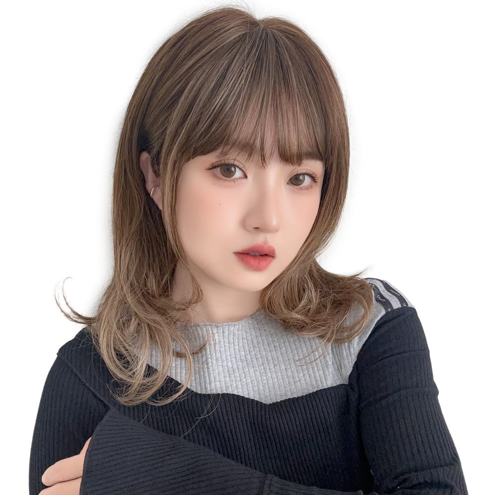 Средний полный парик Brightlara, полудлинный, женский парик, tf1703-AW