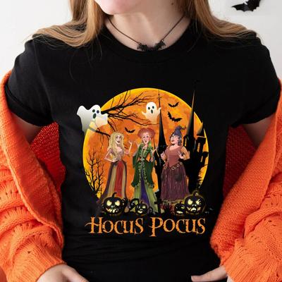 Hocus Pocus Sanderson Zussen Halloween Heksen T-shirt Dames