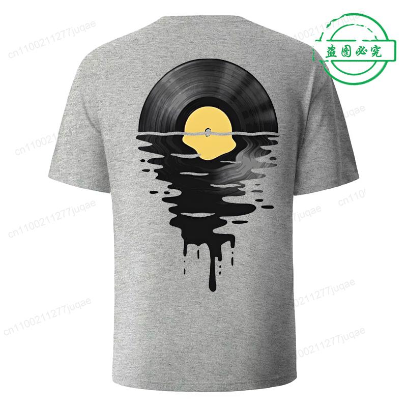 Tee Shirts for Men Women DJ Music Clothing Phonograph Record Print Funny Tshirt T-Shirt Tee Shirt for Men Music Lover Gifts