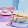 Children Swimming Goggles Anti-Fog Swim Goggles Clear Vision Lenses Swimming Glasses Underwater Eyewear for Pool Beach Diving