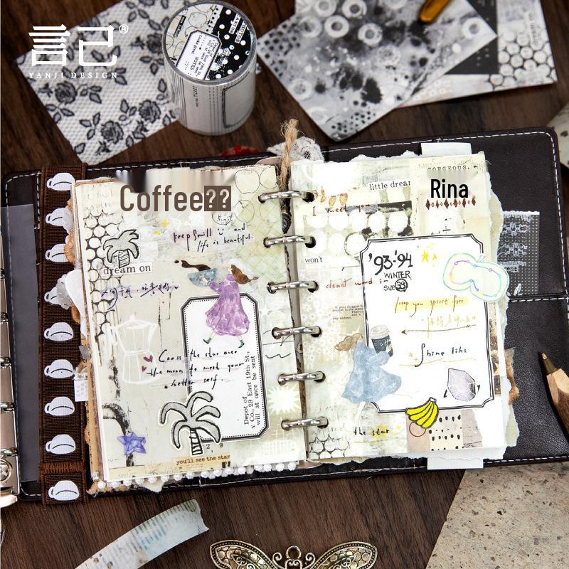 DIY Retro Washi Tape River Crossing Series: Mixed Pack for Journals, Collages & Sticky Notes