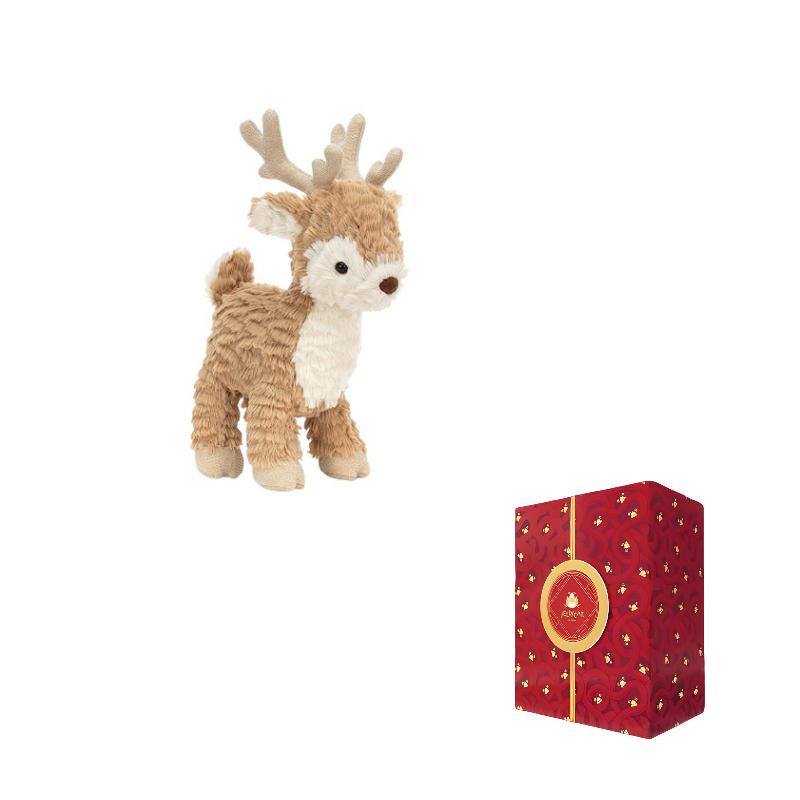 Jellycat Farm Animal Series Miz Reindeer Cute Doll Plush Doll 25cm/36cm Height