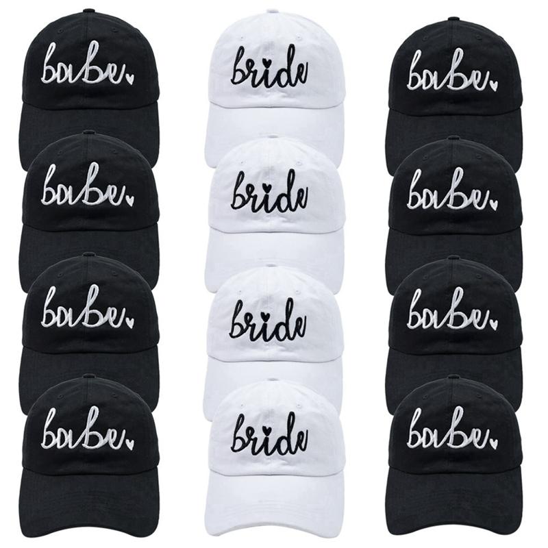 Fashion New Babe Bride Letter Embroidery Dad Hat Adjustable Party Shading Summer Solid Color Unisex Baseball Cap Peaked Cap