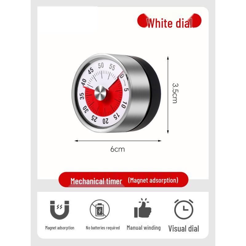 Magnetic Mechanical Timer for Kids: Self-Discipline Kitchen Countdown Reminder