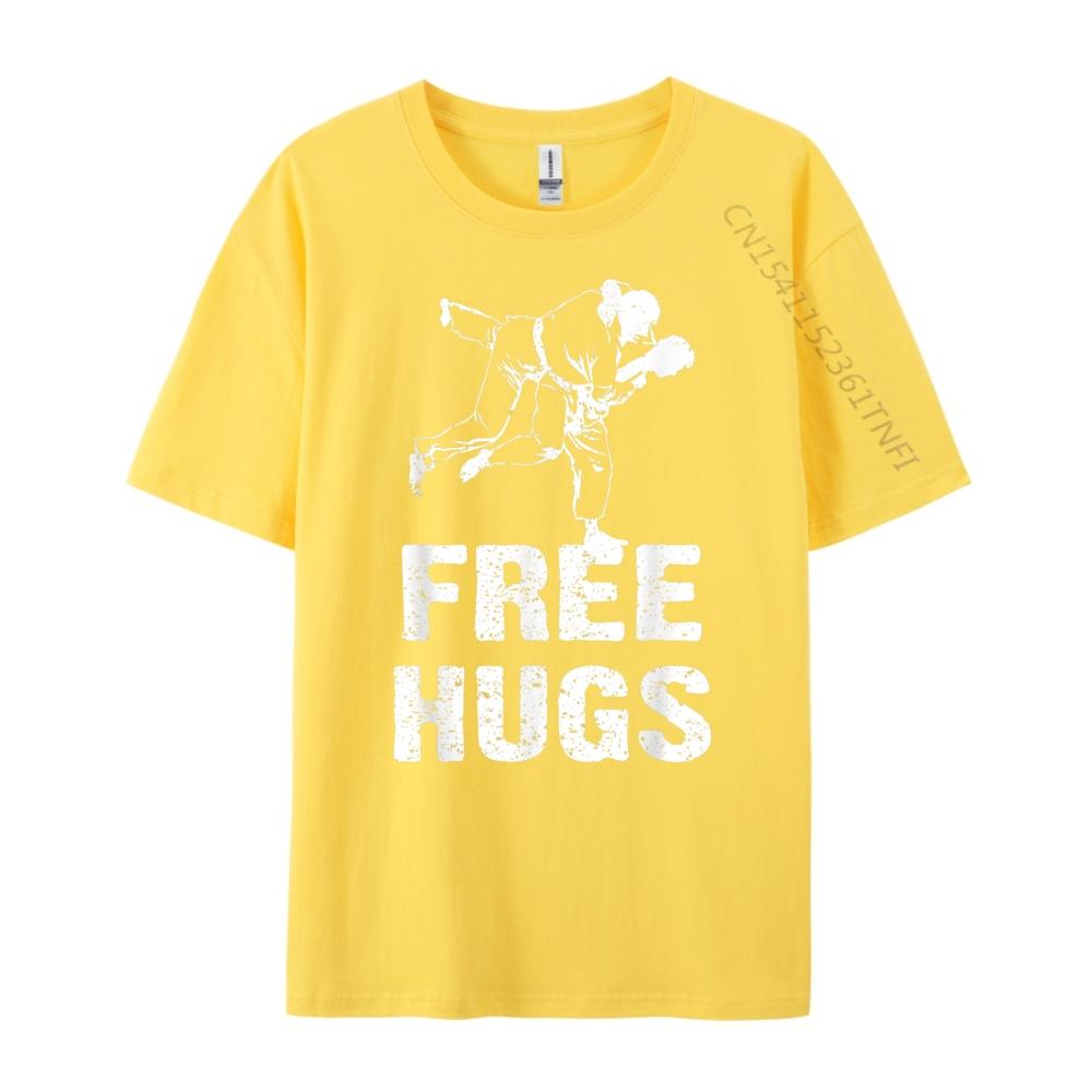 Free Hugs Brazilian Jiu Jitsu Bjj Luxury Clothing Tops Casual Streetwear Men Camiseta Masculina Free Shipping Clothes