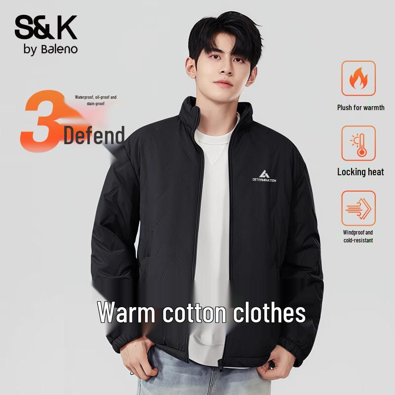 

Baleno S&K Men s Warm Padded Winter Jacket 3XL