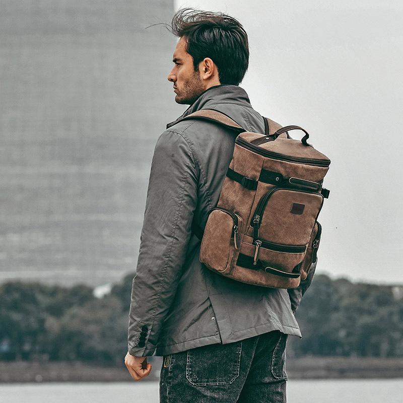 Buy 2022 Backpack Spring European and American Retro Hiking Backpack