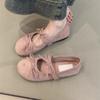 Gentle Mary Jane Shoes New Sweet Bow with Skirt Round Head Light Mouth Shoes