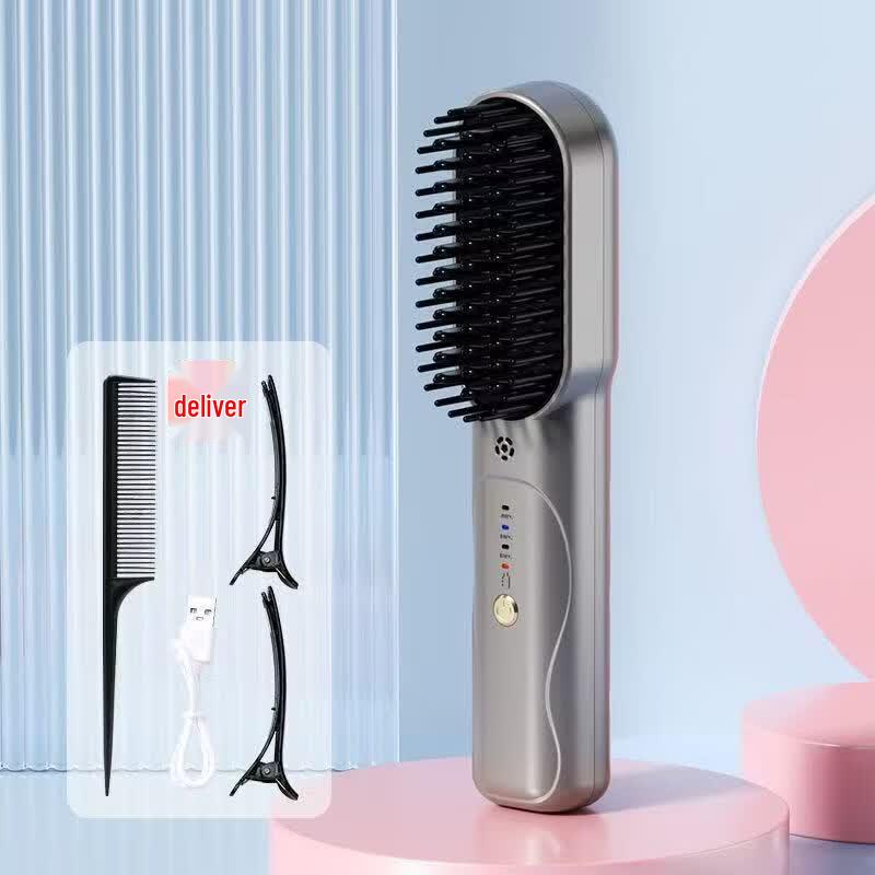 ZISIZ Portable Rechargeable Hair Straightening Comb