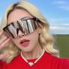 1/2 Pieces Smart Casual Large Frame Fashion Glasses for Men Women Trendy Eyewear