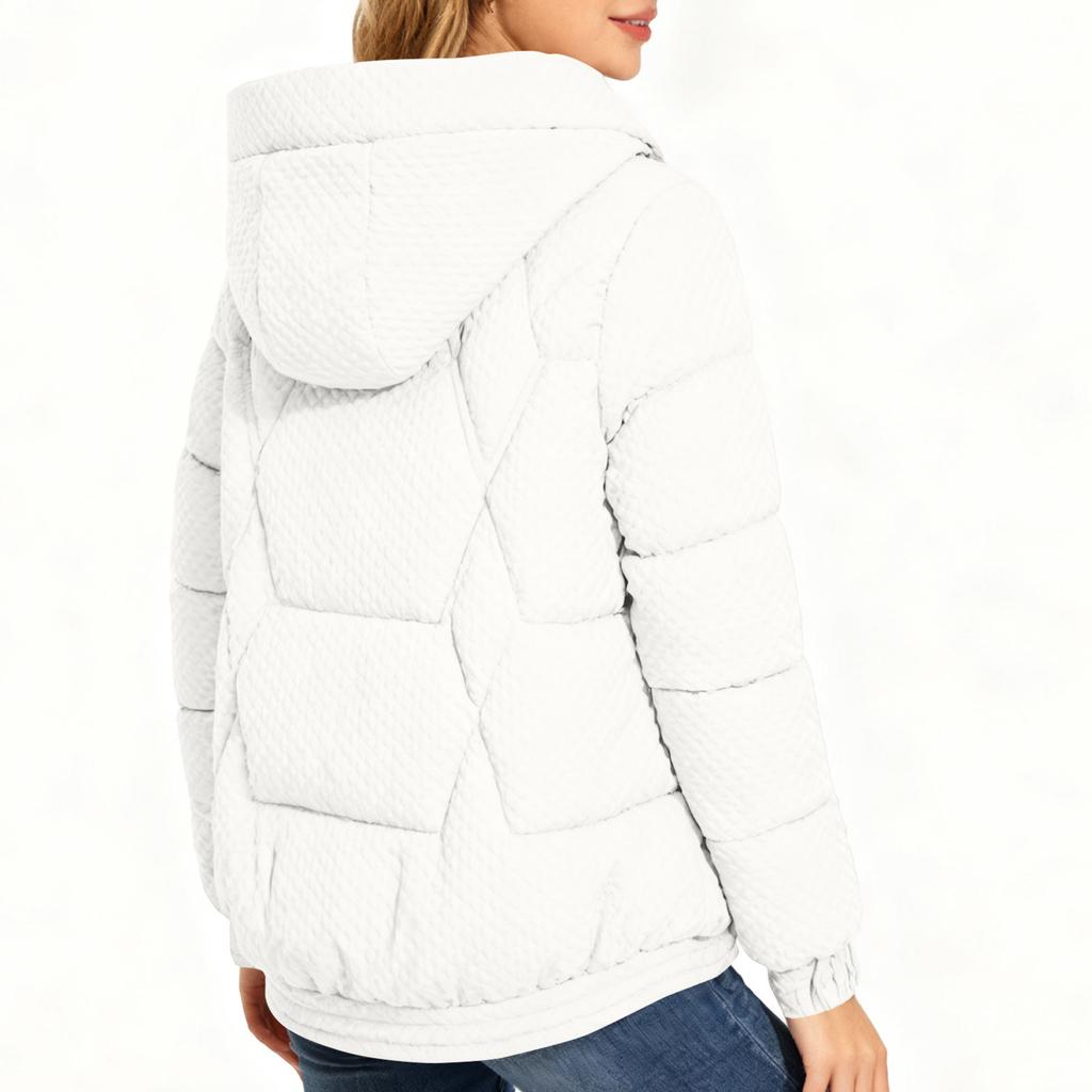 Women's Winter Warm Cotton Jacket Single Breasted Zipper Jacket