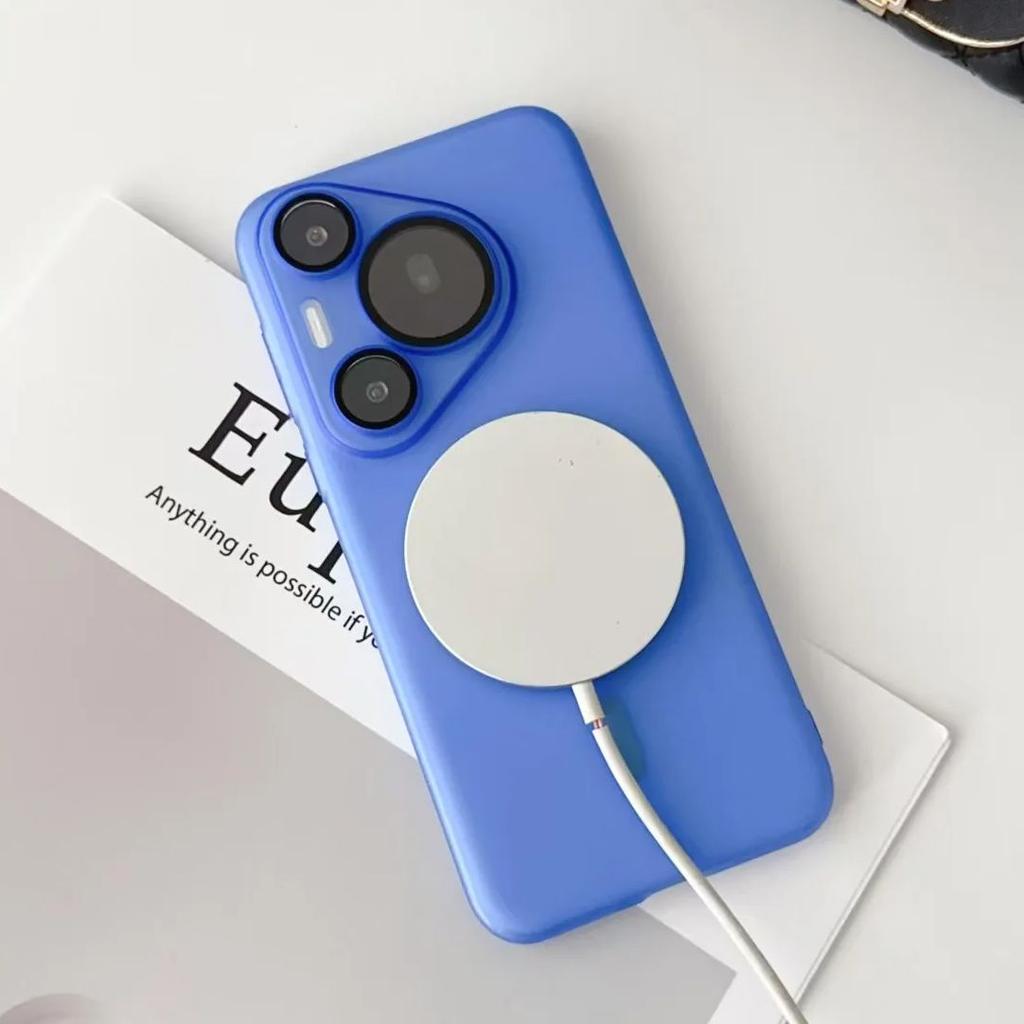 Frosted Lens Glass Protection For Magsafe Case For Huawei Pura 80 70 Mate 70 Pro Plus Ultra Thin Magnet Wireless Charging Cover