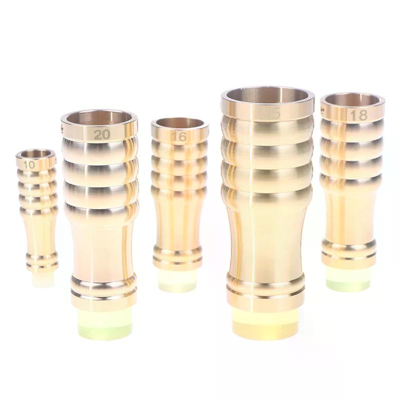 1 ks 10/16/18/20/25 mosazná berlová špička s protiskluzovou gumovou podložkou pro výměnu nohou turistické hole a židle