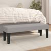 Day and Night - Day and Night Light Gray Fabric Bench 100x30x30 Cm