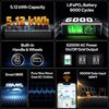 AFERIY AF-PH062 6.2KW Portable Solar Power Station Emergency Backup for Home & RV
