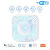 Tuya ZigBee/WiFi Air Quality Detector PM2.5 Formaldehyde VOC CO2 Temperature Humidity 6in1 Smart Air Box Sensor Via Alexa Google