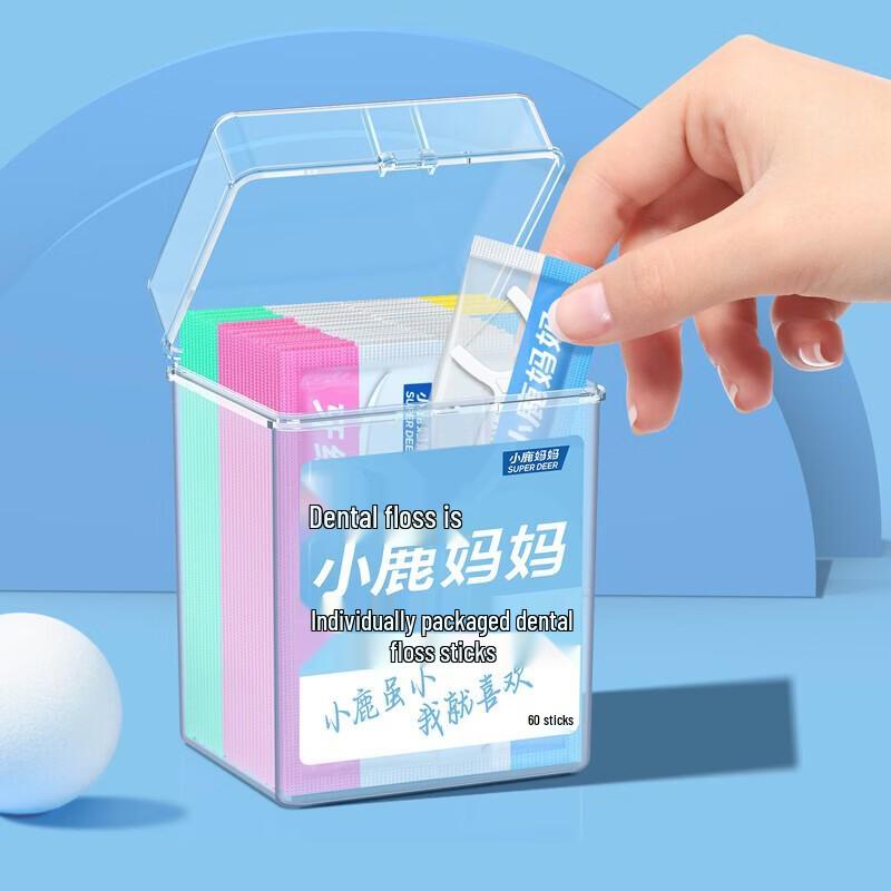 Fawnmum Individually Wrapped Ultra-Fine Dental Floss Sticks