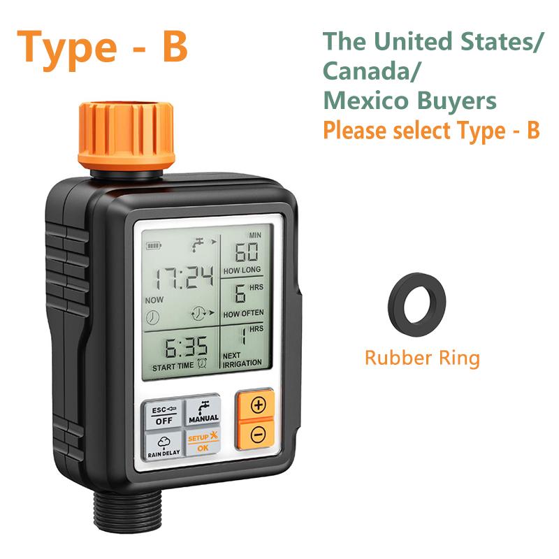 

Цифровой таймер для полива на весь день, автоматический таймер для орошения на открытом воздухе, Temporizador Inteligeter, садовые аксессуары, регулируемый программатор