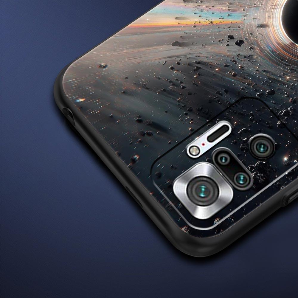 Universe Starry Sky Moon Phone Case Cover for Redmi 14C 10C Note 15 14 13 12 10 11 K40 Pro Plus 5G Shockproof Soft TPU Shell