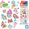 Kids  Childrens Toys New Christmas Diamond Painting Keychain Ornaments DIY Hanging Diamond Art Acrylic for Christmas Crafts Family Decor