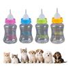 Pet Feeding Bottle 60ml 150ml Kitten Feeding Bottle with Scale Puppy Water Milk Feeder Includes Multiple Nipples Cleaning Brush for Accurate Feeding