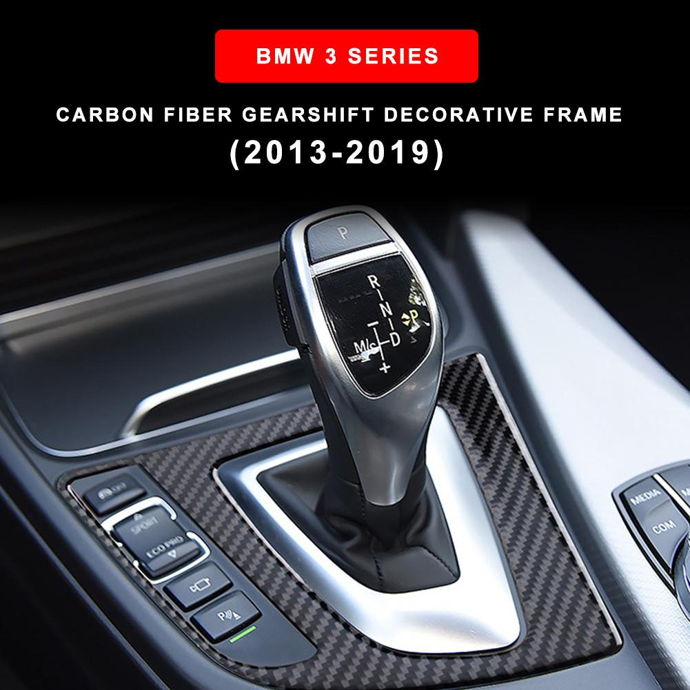 Black Car Interior Decoration Protection Carbon Fiber Sticker For BMW F30 F34 2013-2017 Auto Styling Accessories