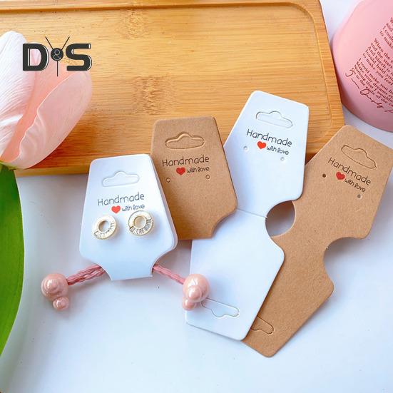 100/200 szt. Karty ekspozycyjne na bransoletki, samoprzylepne opakowania na biżuterię, karty sprzedażowe, breloki do kluczy, wiszące ekspozytory na chokery, bransoletki, kolczyki