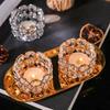 1 Adet Tealight Mum Mumlukları Şeffaf Mini Mumluk Masa Orta Parçası Düğün Festival Doğum Günü Ev Dekorasyonları