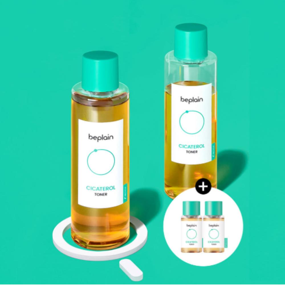 BEPLAIN Cicatol Toner 200ml x 2 | Cica Soothing & Barrier Care Toner