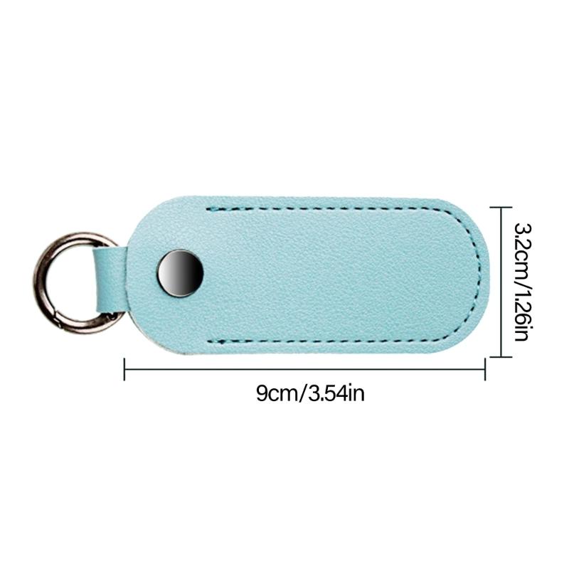 USB Flash Drive Leather Storage Bag Lightweight and Versatility Case for USB Stick and Small Electronic Accessories