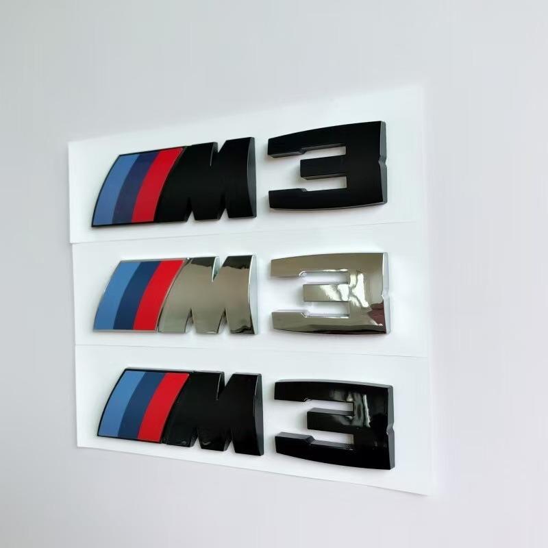 Suitable For B M W Group M3 Emblem Standard Trunk Tail Standard ABS Logo Sticker For BMW E30 E46 E36 X1 X3 X5 X6 X7 F30 F20 Yo2