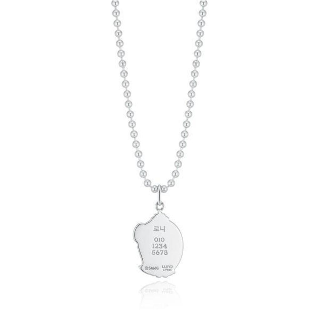 LLOYD [Silver 925] Tiny Ping Anti-Lost Necklace - Arm Ping (Basic Chain) LNS25006S