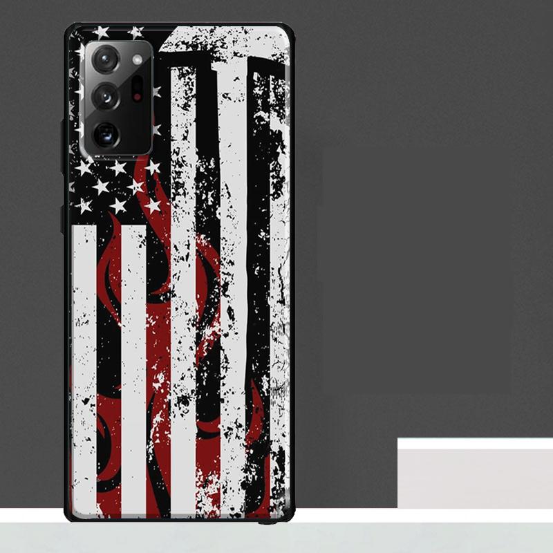 Firefighter Fire Fireman Case For Samsung Galaxy S25 Ultra S23 S22 S21 S24 Ultra S9 S10 S20 Plus S25 FE Phone Cover