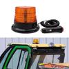 LED Car Strobe Light, Emergency Rotating Beacon Light for Traffic Indication, Orange Blue Red Flash Warning Light for Vehicles