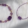 Women's Amethyst Pixiu Bracelet, Handmade Simple Bracelet, Gift for Best Friend or Girlfriend, Crystal Jewelry Bracelet